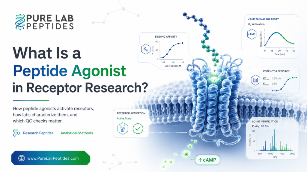 What Is a Peptide Agonist in Receptor Research? Pure Lab Peptides article image